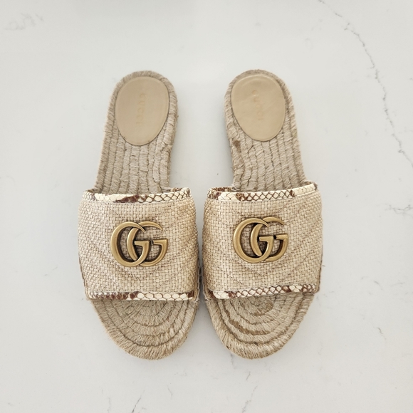 GUCCI GG espadrille sandals - Picture 4 of 10